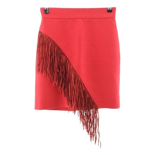 Pre-owned Maje Mid-length Skirt In Red