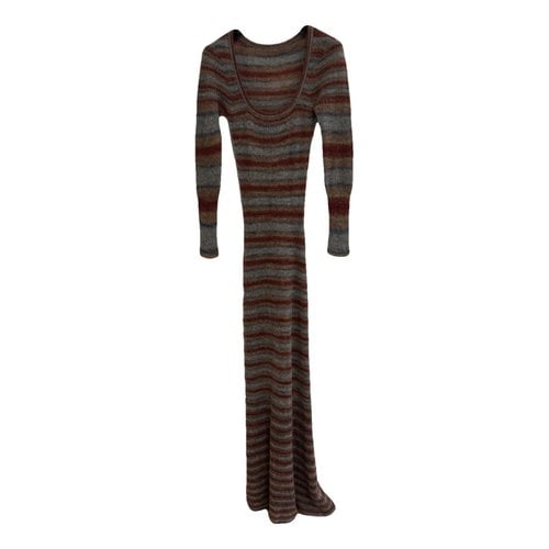Pre-owned Jacquemus Wool Maxi Dress In Multicolour
