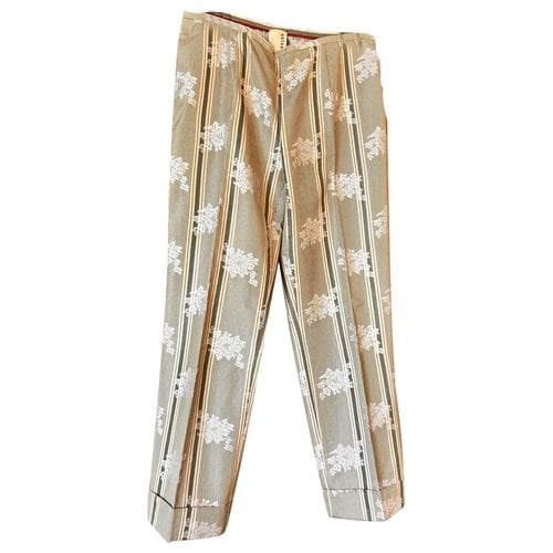 Pre-owned Antonio Marras Straight Pants In Other