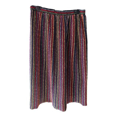 Pre-owned Missoni Wool Maxi Skirt In Other