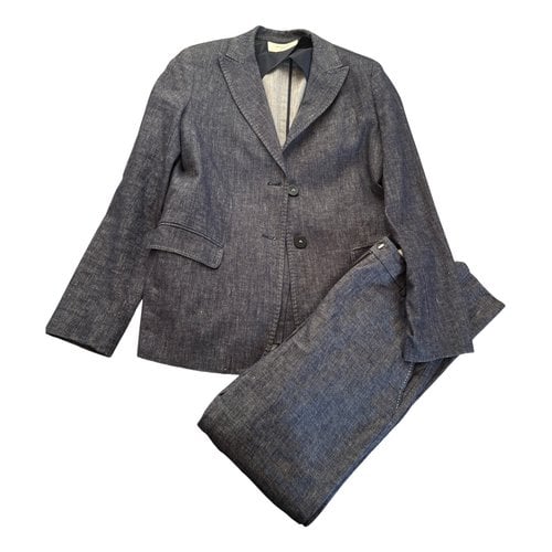 Pre-owned Max Mara Suit Jacket In Blue