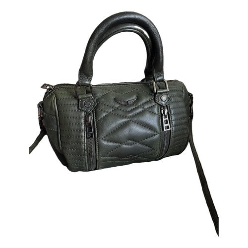 Pre-owned Zadig & Voltaire Sunny Leather Handbag In Green