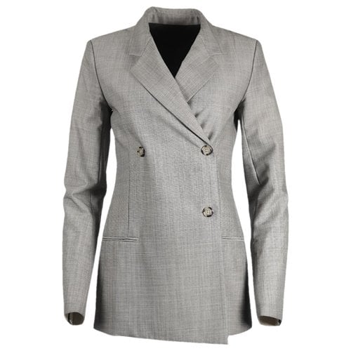 Pre-owned Helmut Lang Wool Blazer In Grey