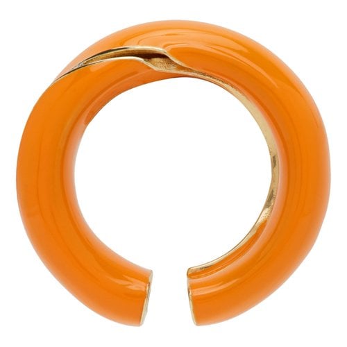 Pre-owned Bottega Veneta Ring In Orange