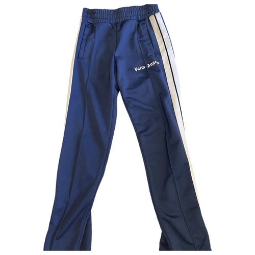 Pre-owned Palm Angels Trousers In Blue