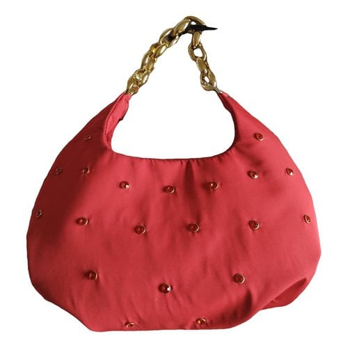 Pre-owned Giorgia  & Johns Cloth Handbag In Red