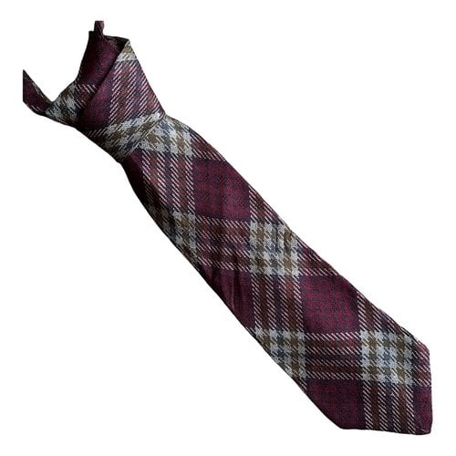 Pre-owned Karl Lagerfeld Silk Tie In Multicolour