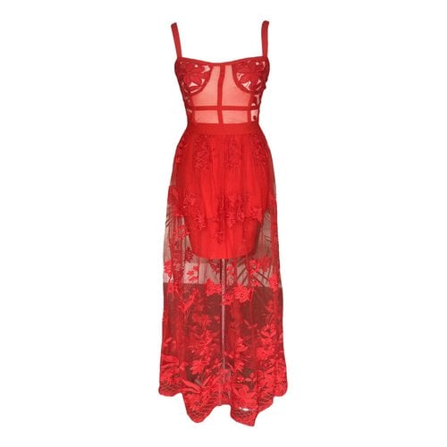 Pre-owned Custommade Maxi Dress In Red