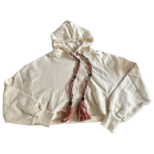 Pre-owned Dondup Sweatshirt In White