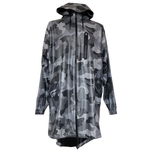 Pre-owned Rains Parka In Grey