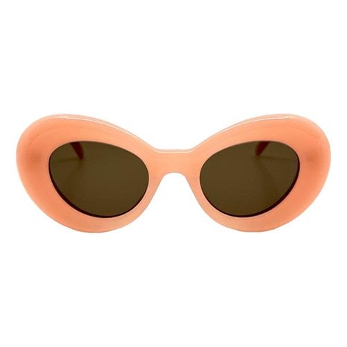 Pre-owned Loewe Sunglasses In Pink