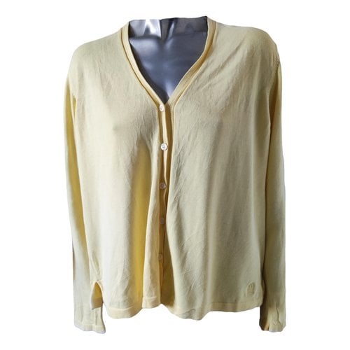 Pre-owned Tommy Hilfiger Cardigan In Yellow