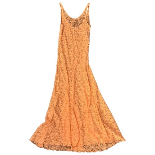 Pre-owned Gimaguas Maxi Dress In Orange