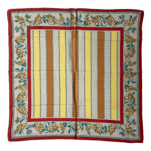 Pre-owned Chloé Silk Handkerchief In Multicolour