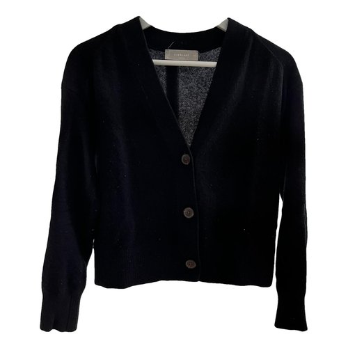 Pre-owned Everlane Cashmere Cardigan In Black