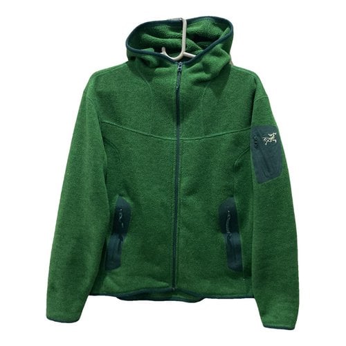 Pre-owned Arc'teryx Wool Jacket In Green