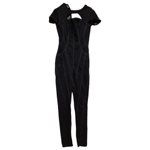 Pre-owned Guess Jumpsuit In Navy