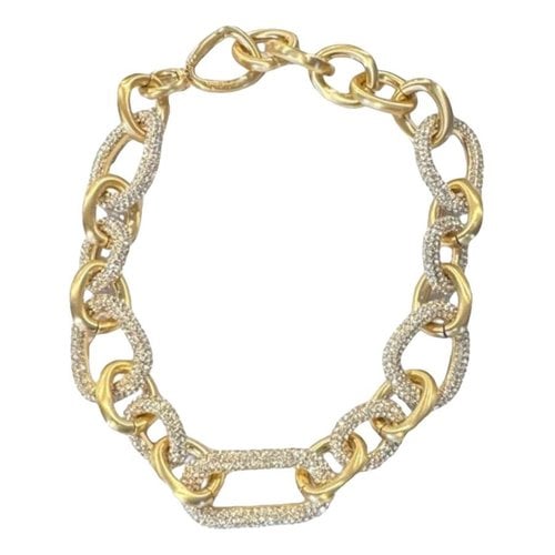 Pre-owned Cult Gaia Necklace In Gold