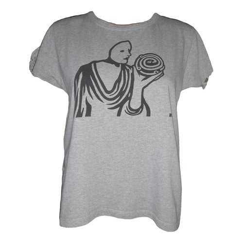 Pre-owned Agnès B. T-shirt In Grey
