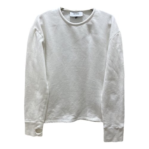 Pre-owned Hed Mayner Sweatshirt In White