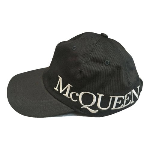 Pre-owned Alexander Mcqueen Cap In Black