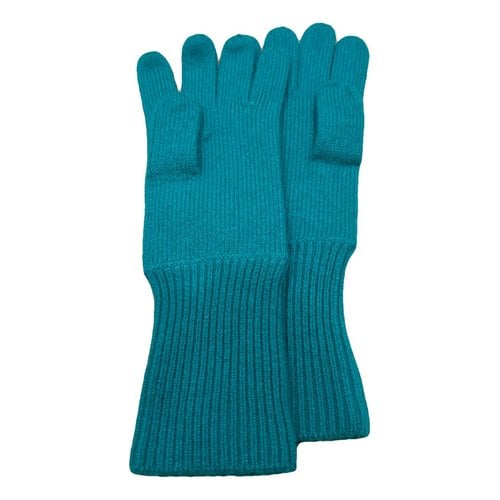 Pre-owned Marc Jacobs Cashmere Gloves In Turquoise