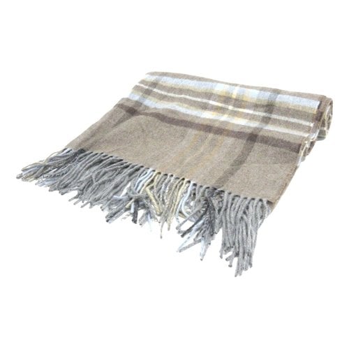 Pre-owned Johnstons Of Elgin Cashmere Scarf In Beige