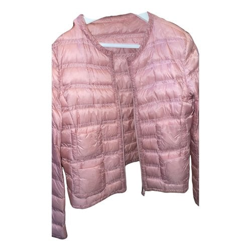 Pre-owned Moncler Wool Jacket In Pink