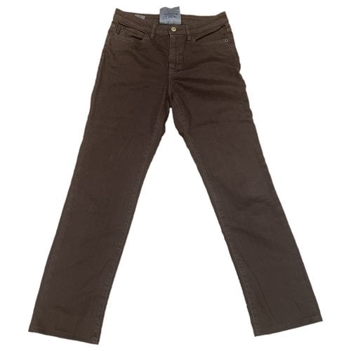 Pre-owned Simon Miller Slim Jeans In Brown