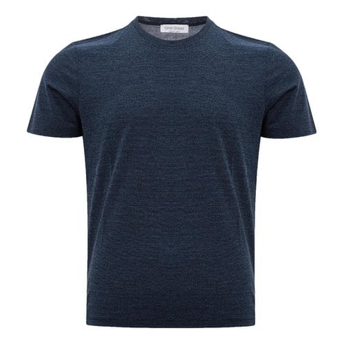 Pre-owned Gran Sasso T-shirt In Blue