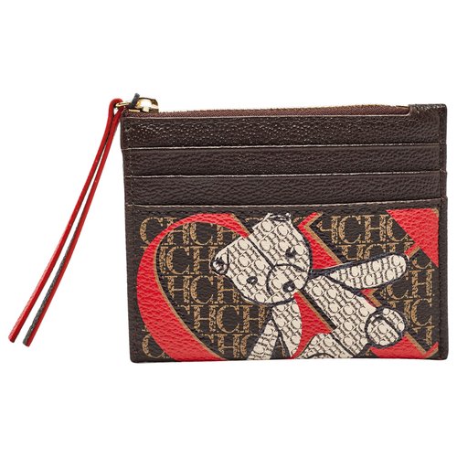 Pre-owned Carolina Herrera Leather Wallet In Multicolour