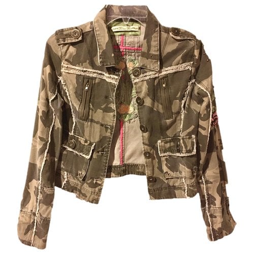 Pre-owned Miss Me Jacket In Green