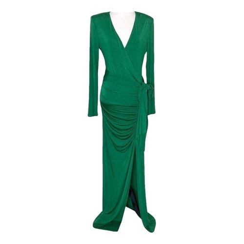 Pre-owned Alice And Olivia Maxi Dress In Green