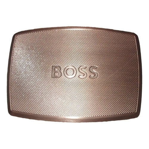 Pre-owned Hugo Boss Belt In Pink