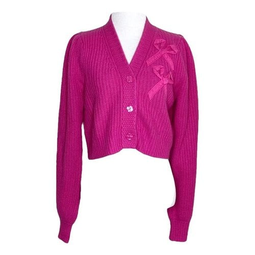 Pre-owned Loveshackfancy Cashmere Cardigan In Pink