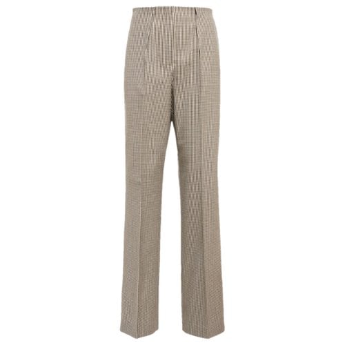 Pre-owned Fendi Wool Straight Pants In Multicolour