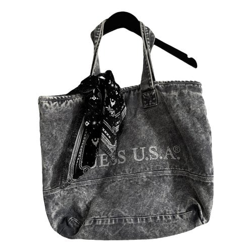 Pre-owned Guess Bag In Grey