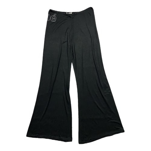 Pre-owned Chloé Large Pants In Black