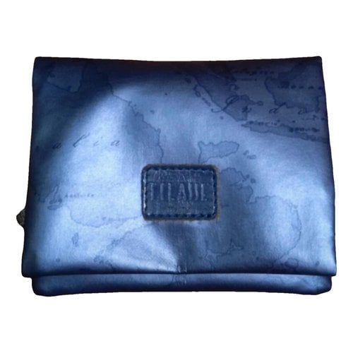Pre-owned Alviero Martini Wallet In Blue