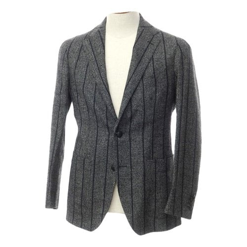 Pre-owned Tagliatore Wool Jacket In Grey