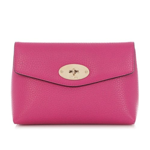 Pre-owned Mulberry Darley Leather Clutch Bag In Pink