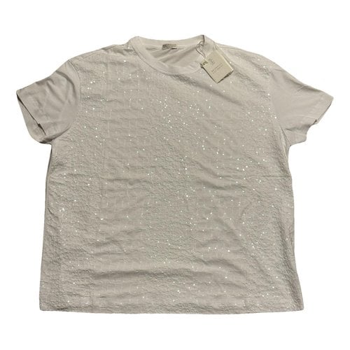 Pre-owned Brunello Cucinelli T-shirt In White