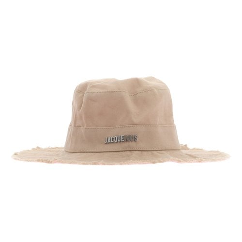 Pre-owned Jacquemus Cloth Hat In Beige