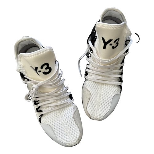 Pre-owned Y-3 By Yohji Yamamoto Cloth Low Trainers In White