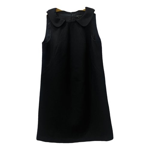 Pre-owned Tara Jarmon Mini Dress In Black