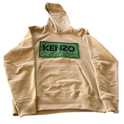 Pre-owned Kenzo Sweatshirt In Beige