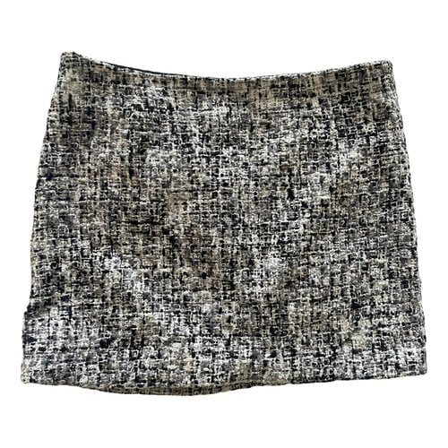 Pre-owned Alice And Olivia Tweed Mini Skirt In Multicolour