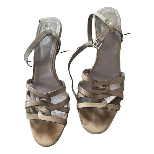 Pre-owned Tod's Leather Sandals In Other