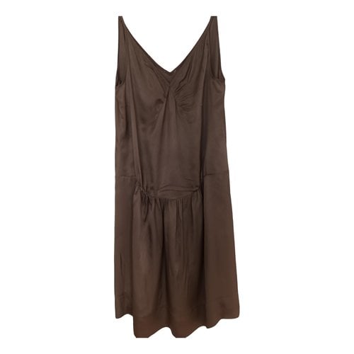 Pre-owned Balenciaga Mid-length Dress In Camel