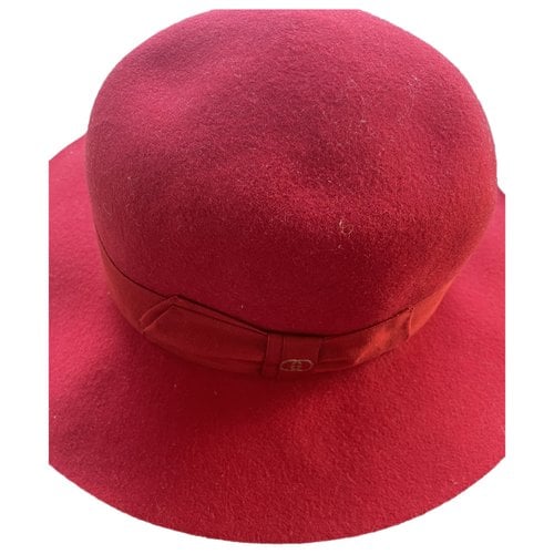 Pre-owned Gucci Wool Hat In Red